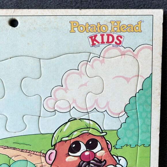 Vintage Potato Head Kids 1986 Frame Tray Puzzle 25 Pieces - MB Hasbro - Picture 3 of 6